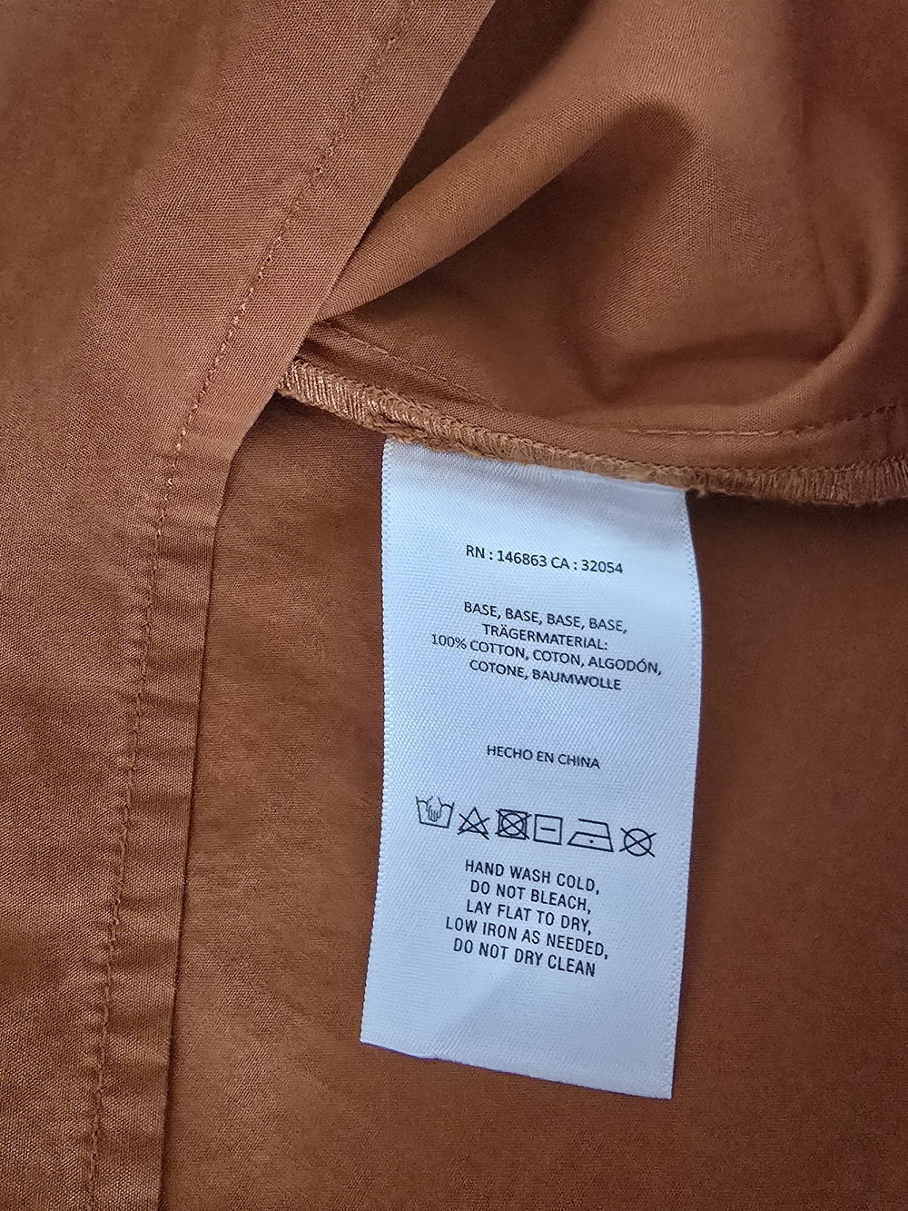Mare Mare × Anthropologie Cotton Top Size Small Rust Brown - Picture 4 of 4